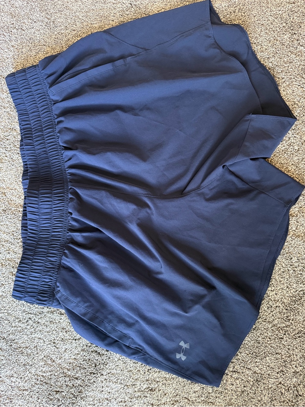 Under Armour Navy Blue Women's Athletic Skort with Built-In Shorts